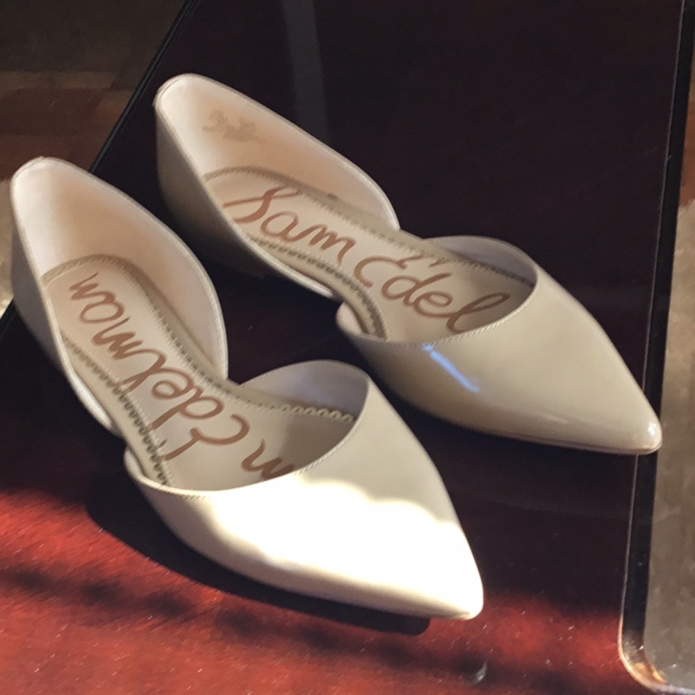 Sam Edelman Rodney Nude Patent Leather flats 6.5